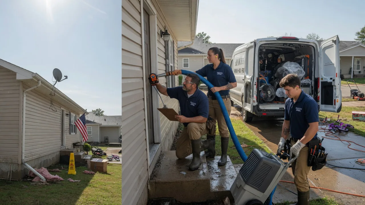 Ceiling Water Damage Restoration in Cassoday, KS near me