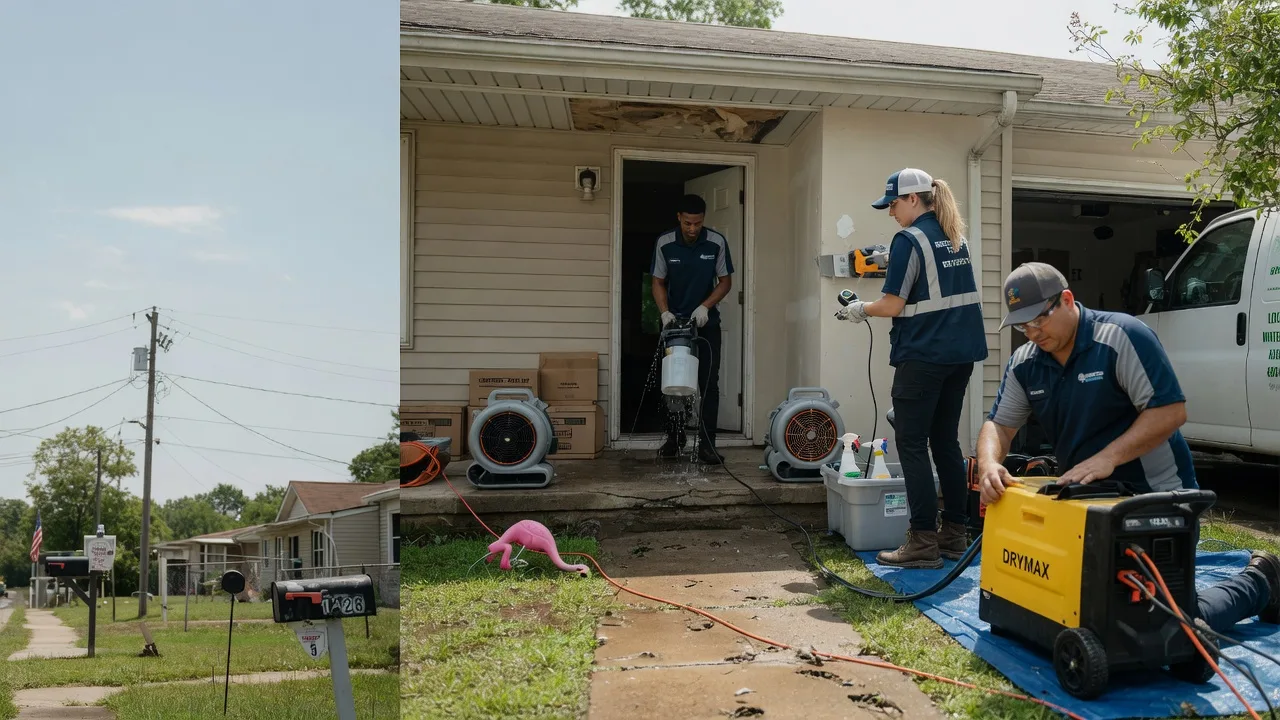 Storm Damage Water Removal in Cassoday, KS near me